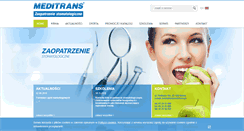 Desktop Screenshot of meditrans.pl